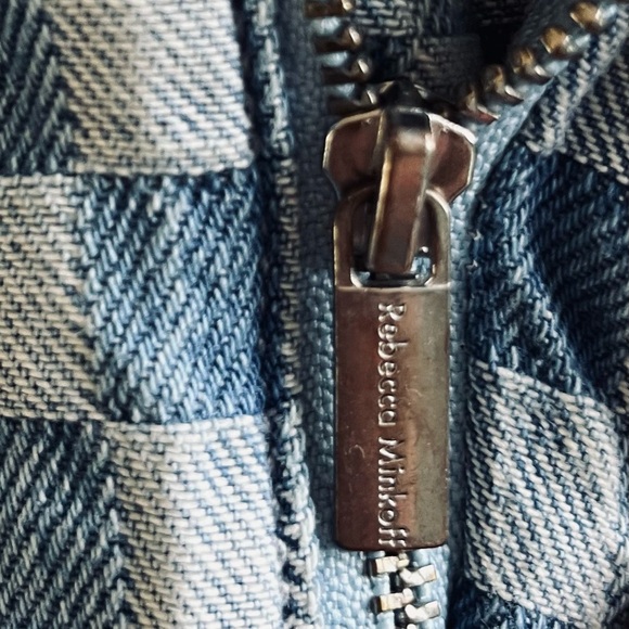 Rebecca Minkoff Cleo Denim Checkered Mini - Picture 6 of 11